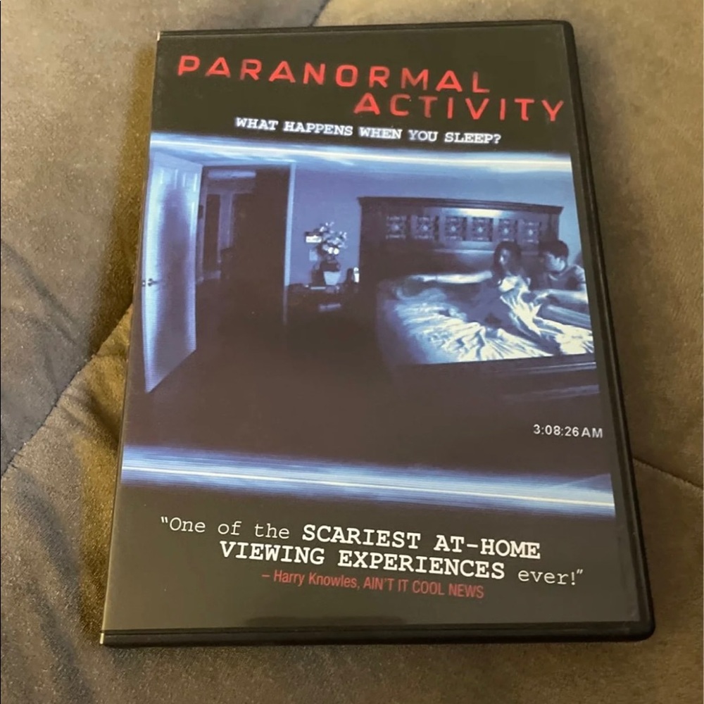 Paranormal Activity DVD